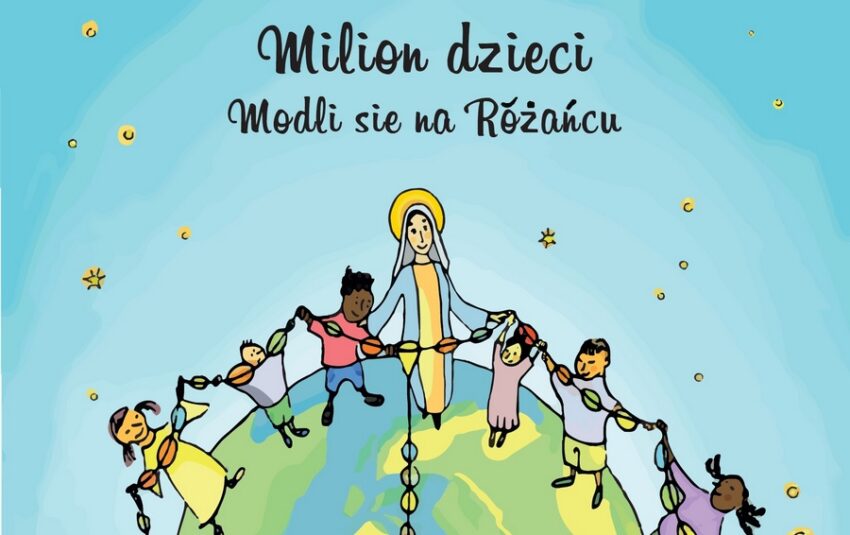 Różańce wykonane przez dzieci z klas 1-3 Szkoły Podstawowej nr 33