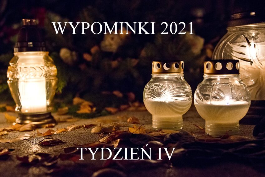 Nabożeństwa Wypominkowe – IV tydzień listopada 2021 r.