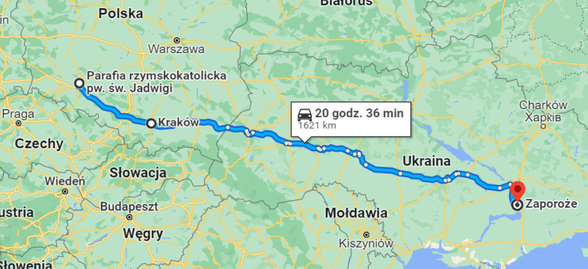 Pomoc z naszej Parafii dotarła do Zaporoża.
