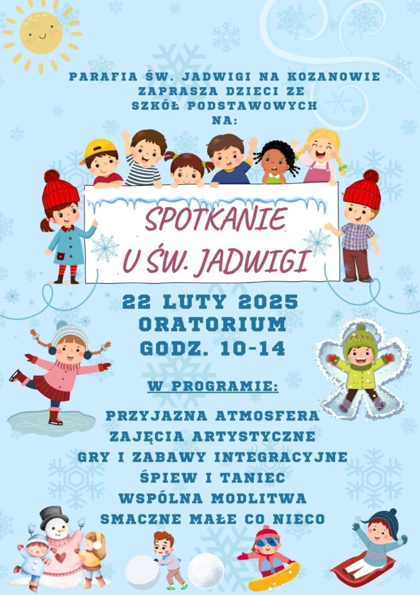 Spotkania dzieci u św. Jadwigi