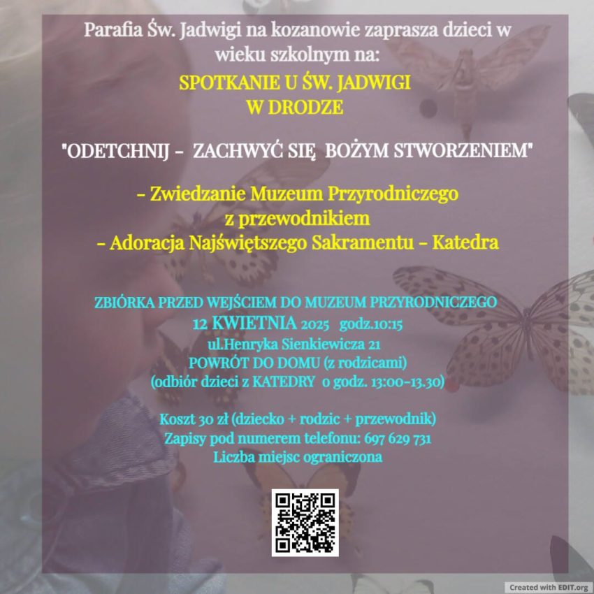 Zaproszenie dla dzieci w wieku szkolnym